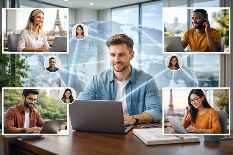 teams connected through employer of record services