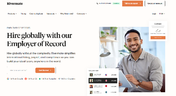 Rivermate’s employer of record solution