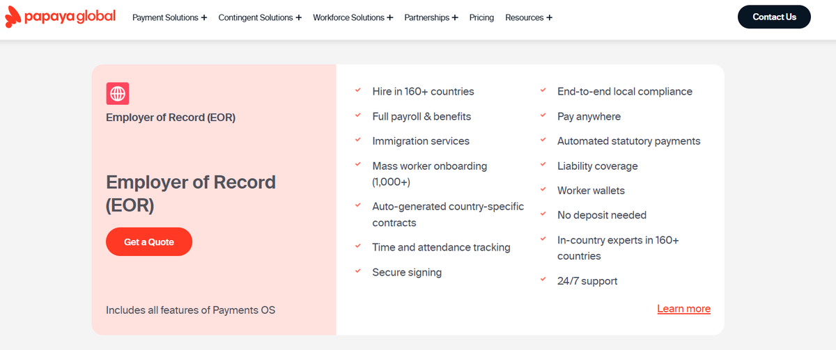 Papaya Global’s Employer of Record features
