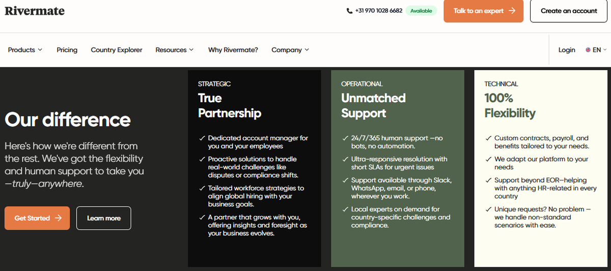 Soporte humano de Rivermate